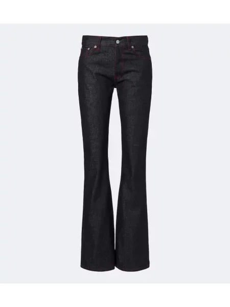 Blugi evazați Acne Studios evazate albastru