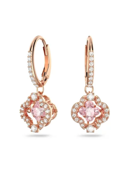 Swarovski kolczyki SPARKLING DC różowe