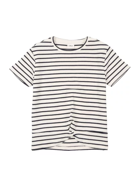 S.Oliver Tricou bej deschis negru