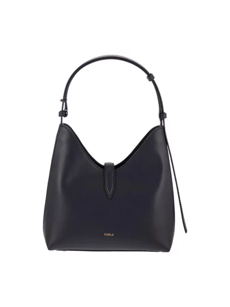 Torebka hobo Furla skórzana brązowa