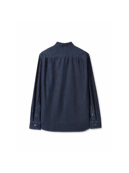 Koszula Maison Kitsune casual niebieska