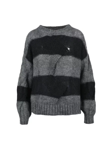 Sweter Dondup wełniany szary