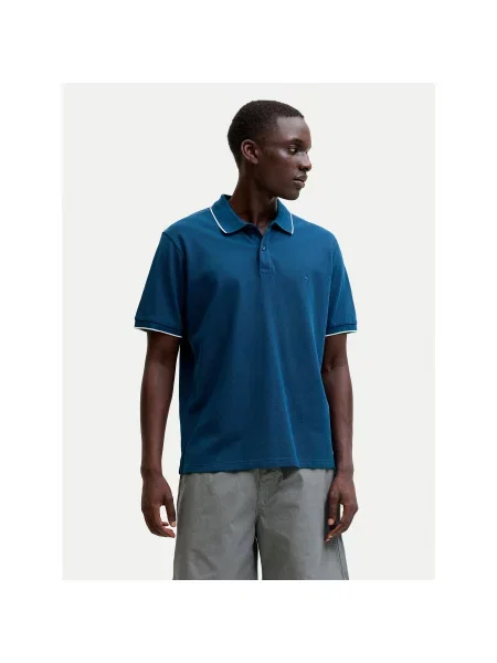 Jack & Jones Polo marškinėliai Blaweston Tamsiai Regular Fit mėlyna