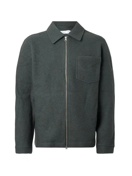 Samsøe Samsøe Prechodná bunda HANNE tmavozelená