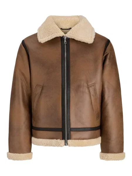 JACK & JONES Geacă de primăvară-toamnă JORNORREBRO maro negru