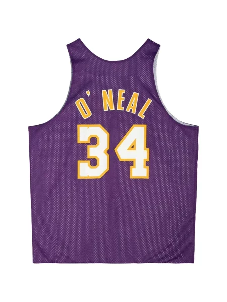 Reversibil cămașă Mitchell & Ness plasă violet
