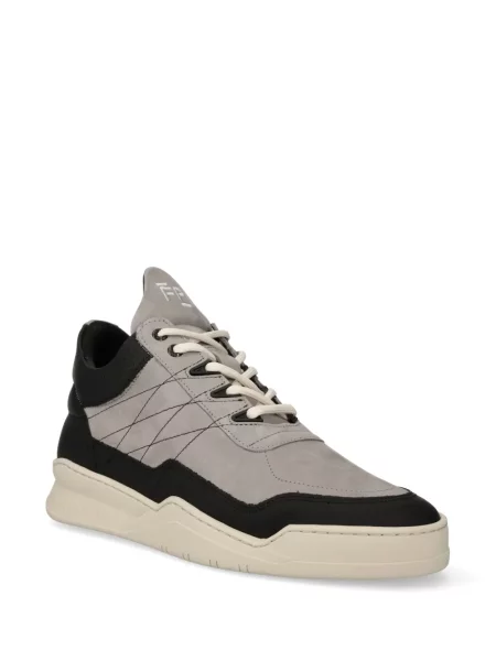 Sneakerși Filling Pieces cu broderie gri