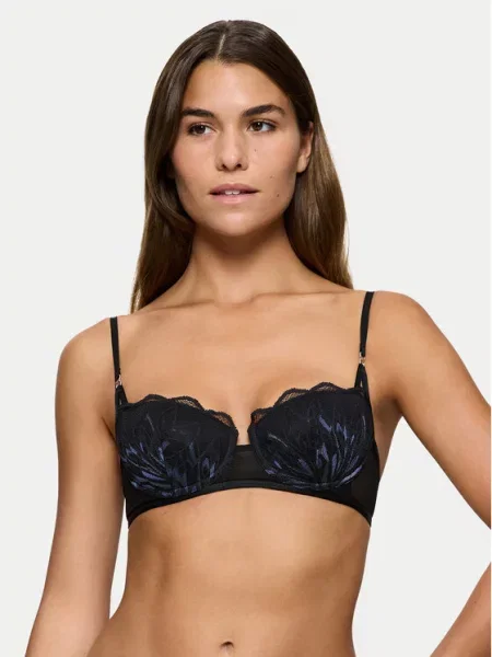 Triumph Pusiau dengta balcony bra liemenėlė Crazy Stupid Love juoda