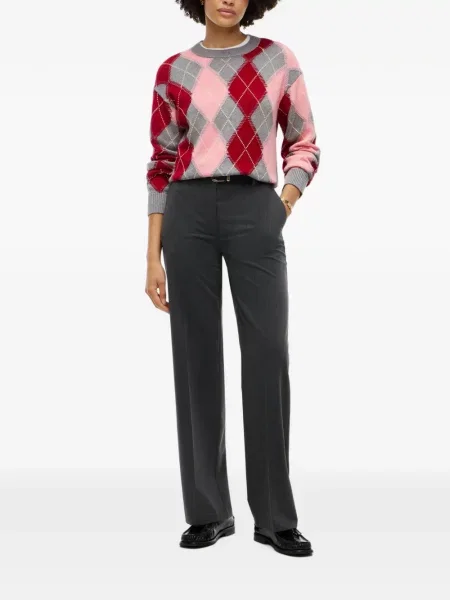 Pulover Tommy Hilfiger cu model argyle gri