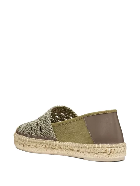 Espadrile Geox din canvas verde