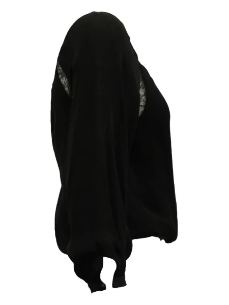 Bluză Alice + Olivia de mătase negru