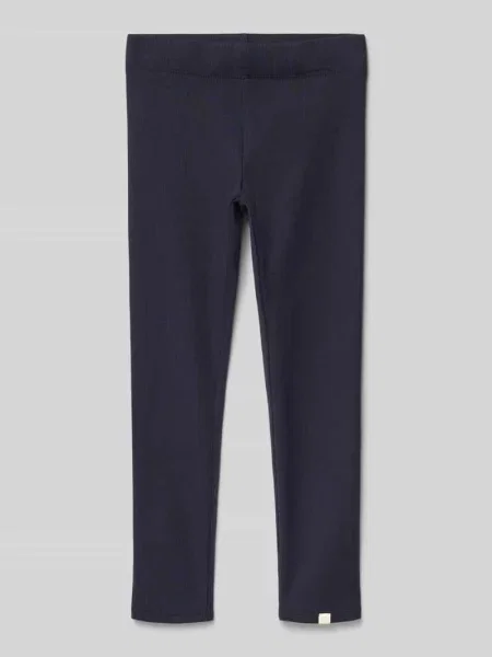 Legginsy o kroju slim fit z mieszanki bawełny model ‘TRINNY LIFE’ Only granatowe