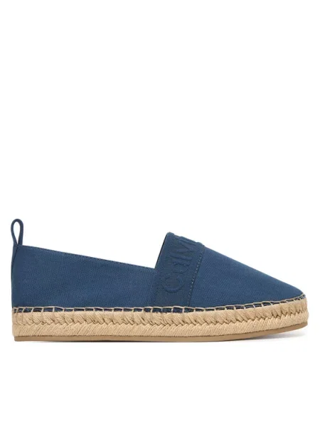 Espadrilės Calvin Klein Oblique Espadrille Webbing mėlyna