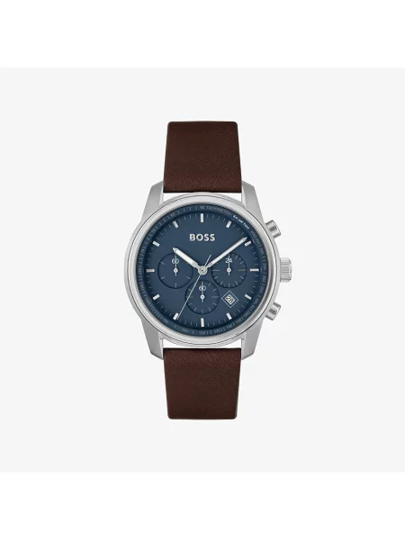 Zegarki Hugo Boss Wrist Watch Trace Silver Universal srebrny