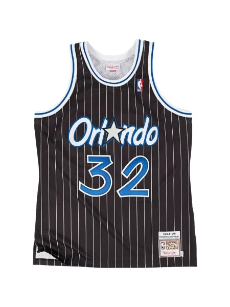 Cămașă Mitchell & Ness din jerseu negru