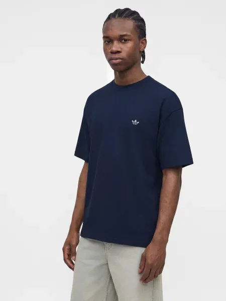 ADIDAS ORIGINALS Tričko Trefoil Essentials námornícka modrá