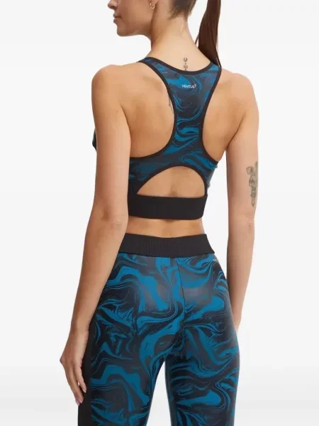 Сутиен Ea7 Emporio Armani с принт черно