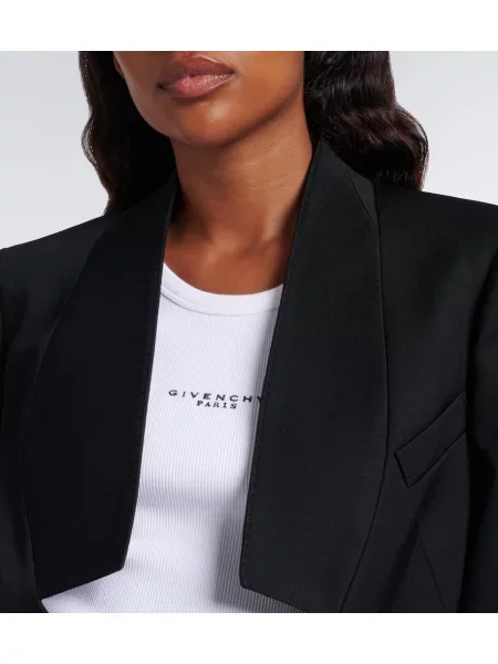 Sacou Givenchy de lână negru