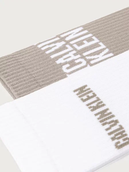 Calvin Klein ponožky dámske s bavlnou béžová