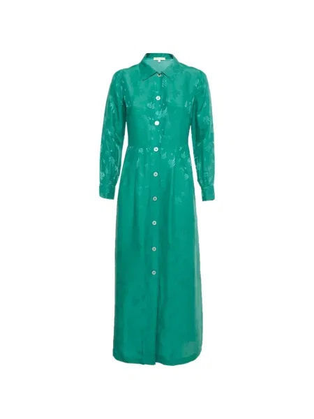 Rochie midi Maje până la genunchi de costum verde