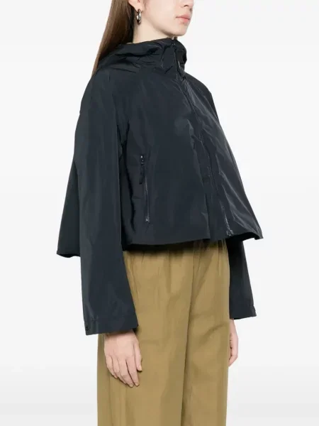 Geacă Aspesi cu glugă albastru