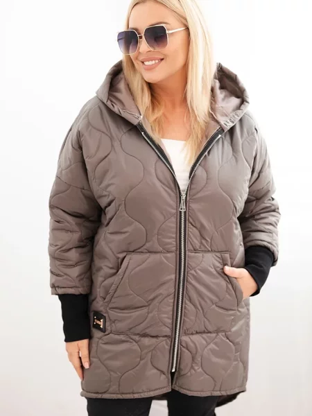 Geacă Kesi Włoski cu glugă negru