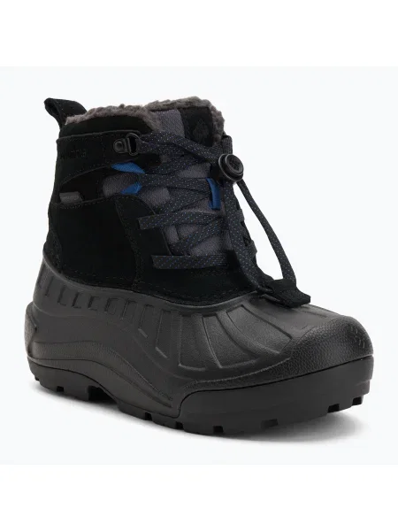 Gyerek hótaposó Columbia Youth Powderbug Alpine dark grey/mountain blue. Méret: 33 EU fekete