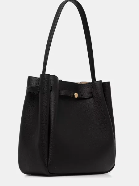 Geantă shopper Tory Burch din piele negru