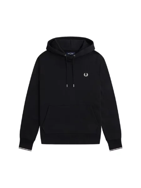Bluza FRED PERRY Tipped Hooded Sweatshirt Black M czarna