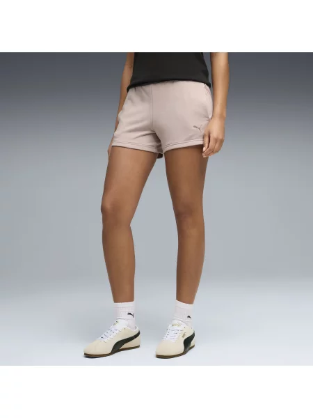 PUMA szorty Essentials z małym logo Cat Odzież S beżowy