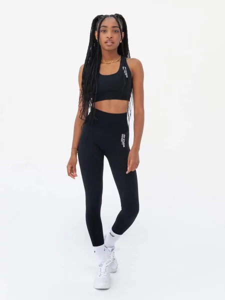 Legginsy modelujące Seamless Super Strong czarny