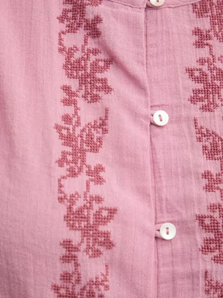 Сорочка Hoss Intropia relaxed класичний комір рожевий