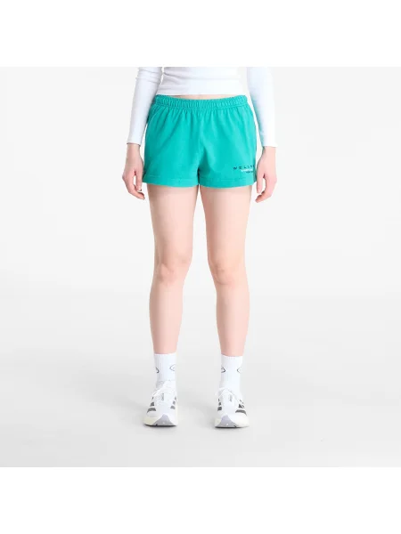 Haftowane krótkie szorty Sporty And Rich zielone