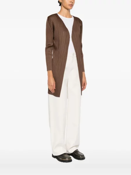 Palton Pleats Please Issey Miyake plisat maro