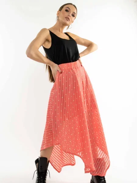 Спідниця міді RiMari кораловий