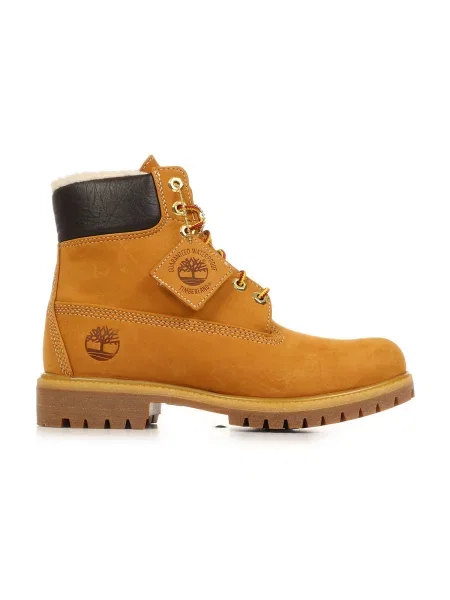 Šněrovací krajkové nepromokavé kozačky Timberland hnědé