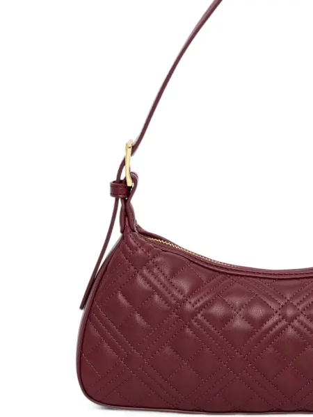Prošiven torbica Love Moschino s autogramom crvena
