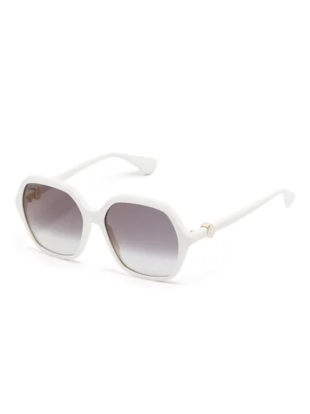 Saulės akiniai Cartier Eyewear balta