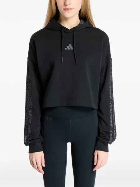 Pantaloni cargo Adidas cu dungi clasici alergare negru