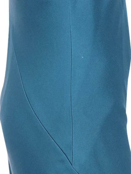 Rochie maxi Max Mara din satin albastru