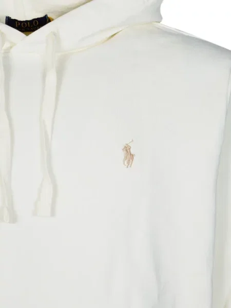 Кариран суитчър Polo Ralph Lauren от джърси с връзки бяло