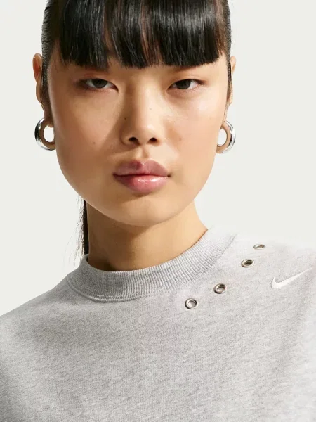 Nike Sportswear кофта оверсайз з бавовною Studio Fleece