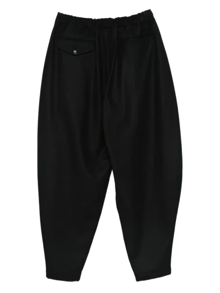 Gyapjú nadrág Black Comme Des Garçons fekete