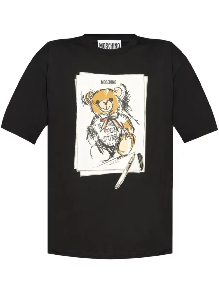 Tricou Moschino cu imagine negru