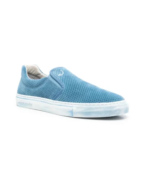 Sneakersy Jacob Cohen wsuwane niebieskie