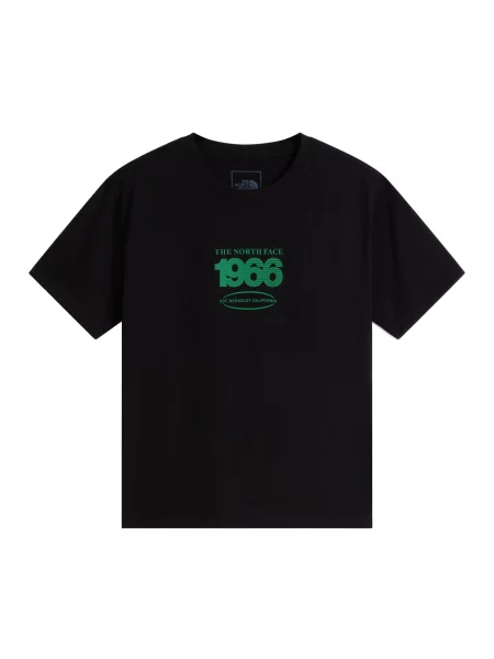 THE NORTH FACE Tricou verde jad negru