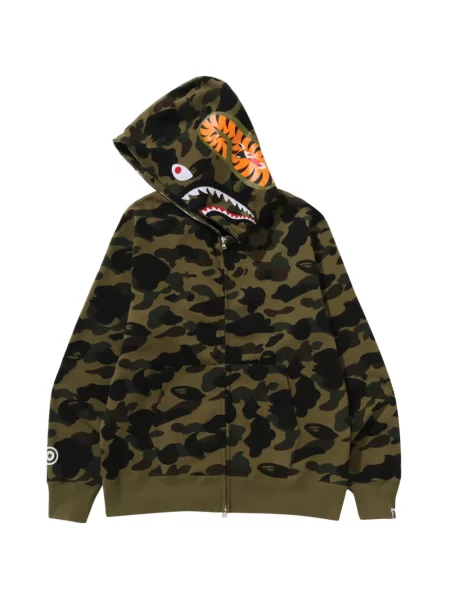 Hanorac cu glugă A Bathing Ape® verde