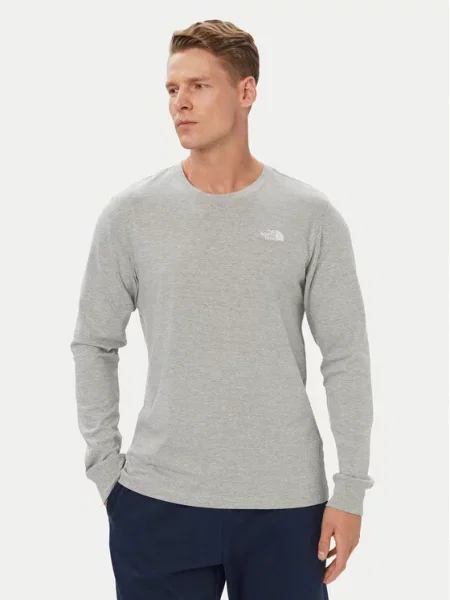 The North Face Longsleeve Evolution Simple Dome szary