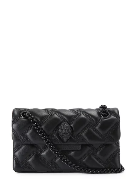 Kurt Geiger London crossbody kabelka kožená KENSINGTON černá