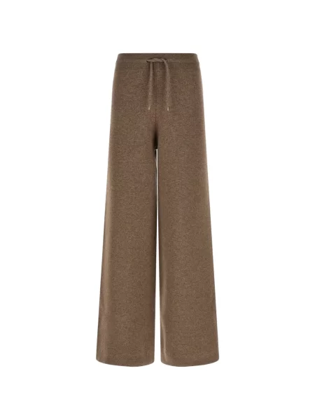 Pantaloni Agnona tricotate maro
